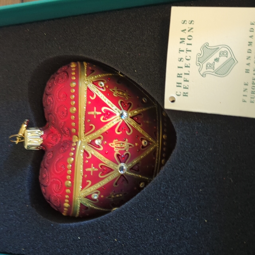 Reed & Barton Victorian Heart Ornament